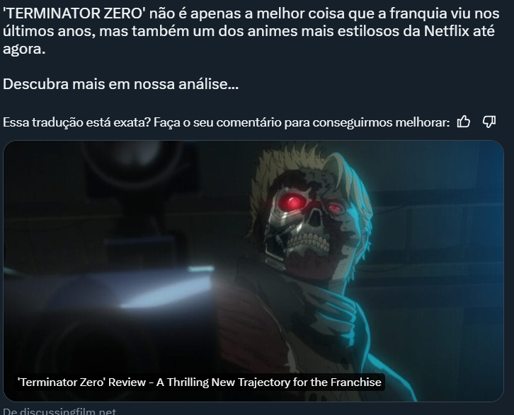 O Exterminador do Futuro - (novo James Cameron)